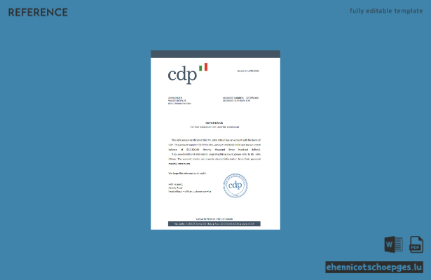 Vorschau eines Referenzbeispiels für italienische CDP-Referenzprojekte